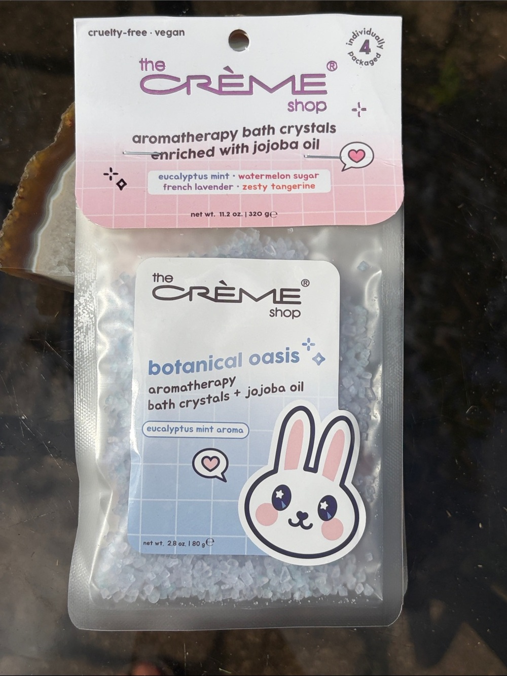 The Crème Shop Botanical Oasis Aromatherapy Bath Crystals - 4